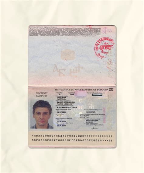 bulgarian fake passport